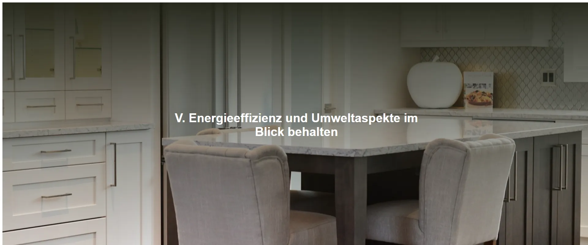 Energieeffizienz und Umweltaspekte im Blick behalten